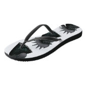 Ayam Cemani Rooster Head Teenslippers (Schuin)