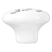 Ayamii Unicorn Knob Keramische Knop (Zijkant)