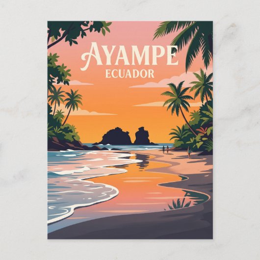Ayampe Ecuador Briefkaart (Voorkant)