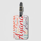 Ayana Bagagelabel (Voorkant (verticaal))