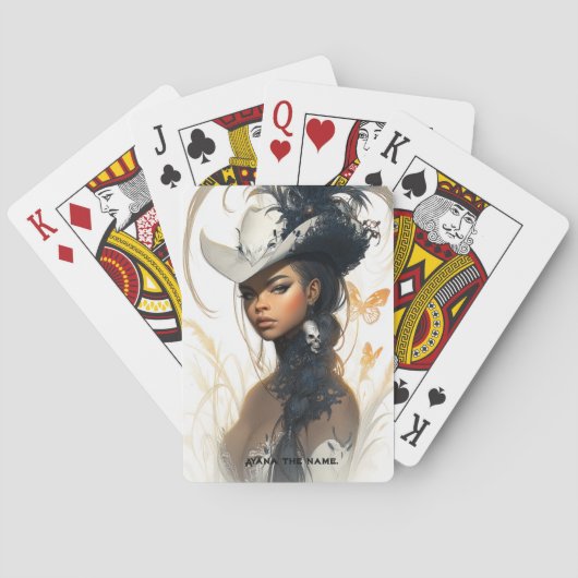 Ayana de naam pokerkaarten (Achterkant)