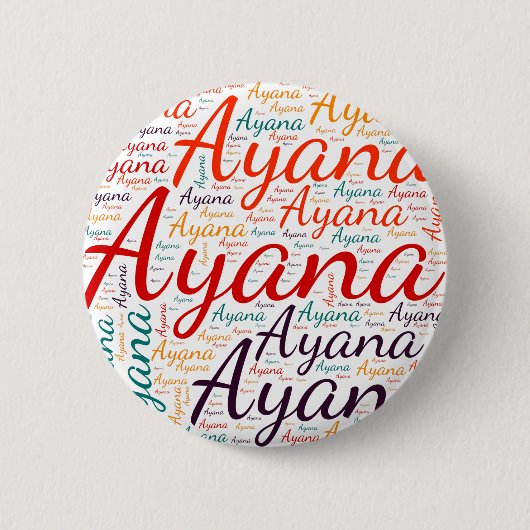 Ayana Ronde Button 5,7 Cm (Voorkant)