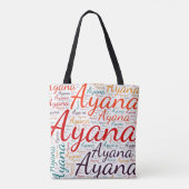 Ayana Tote Bag (Achterkant)