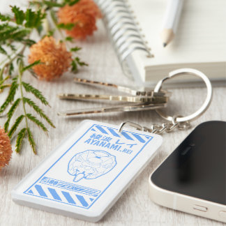 Ayanami Rei Neon Genesis Evangelion Thema badge Sleutelhanger
