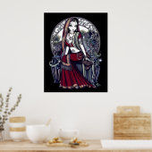 Ayanna Eastern Belly Dancer Fairy Poster (Keuken)