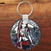 Ayanna Eastern Belly Dancer Fairy Sleutelhanger (Voorkant)