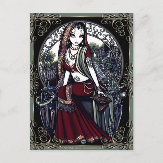 "Ayanna" Secret Fairy Garden Briefkaart (Voorkant)