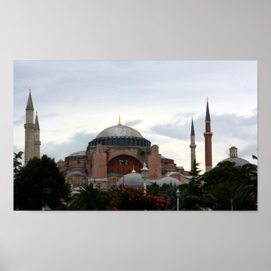 Ayasofya Museum in Istanbul Poster (Voorkant)