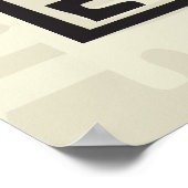 Ayat Al Kursi - Blue Poster (Hoek)