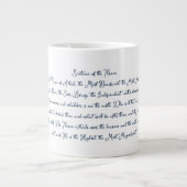 Ayat Al-Kursi Grote Koffiekop (Voorkant)
