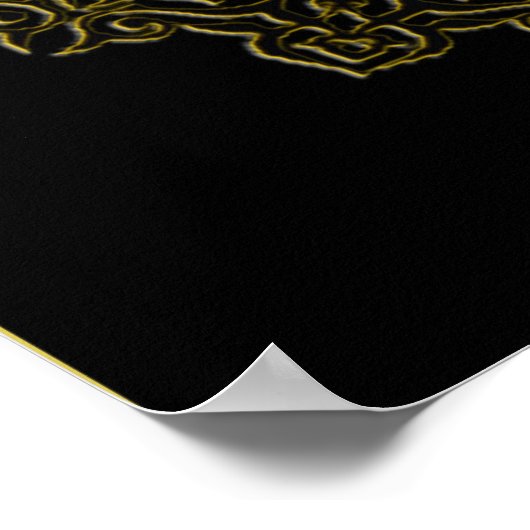 Ayat an-Nur Islamic Calligraphy Poster (Hoek)