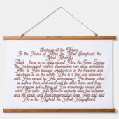 Ayat Ul Kursi Hangend Wandkleed (Voorkant)