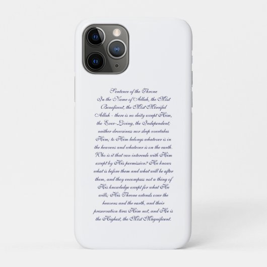 Ayat ul Kursi iPhone Hoesje (Achterkant)