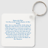 Ayat Ul Kursi Sleutelhanger (Achterkant)