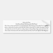 Ayatul Kursi Bumpersticker (Voorkant)