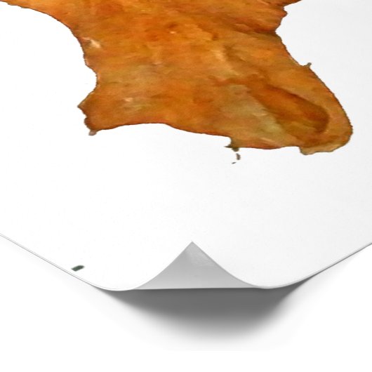 Ayatul Kursi Calligraphy Painting Poster (Hoek)