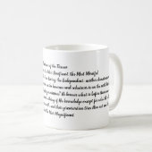 Ayatul Kursi Coffee Mok (Voorkant rechts)