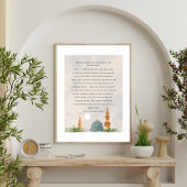 Ayatul Kursi Duits Vertaling Poster Koran 2:255