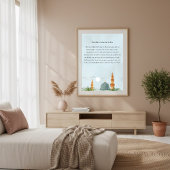 Ayatul Kursi Duitse transliteratie poster