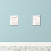 Ayatul Kursi en Dua Nursery Print Muurkunst Sets (Houten vloer)