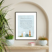 Ayatul Kursi Frans Transliteratie Poster