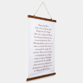 Ayatul Kursi Hangend Wandkleed (Gebogen)
