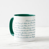 Ayatul Kursi koffiemok Mok (Voorkant links)
