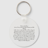 Ayatul Kursi Sleutelhanger (Achterkant)