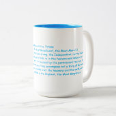 Ayatul Kursi Tweekleurige Koffiemok (Voorkant rechts)