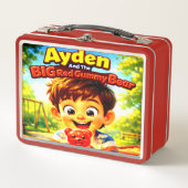 Ayden En De Grote Rode Gummiebeer | Lunchbox (Voorkant)