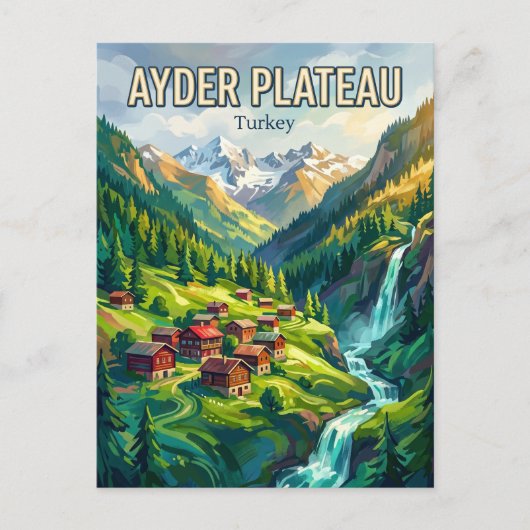 Ayder Plateau Turkije Briefkaart (Voorkant)