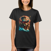 Aye Aye, Captain Cat! Pirate Cat Design with Ancho T-shirt (Voorkant)