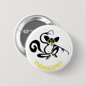 AYE-AYE - Dierenactivist - Primaat - Lemur- Ronde Button 5,7 Cm (Voorkant /achterkant)