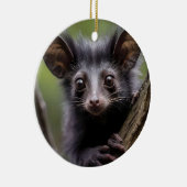 "Aye-aye in een boom" Keramisch Ornament (Rechts)