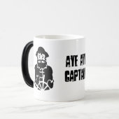 Aye aye kapitein Cup Magische Mok (Voorkant links)