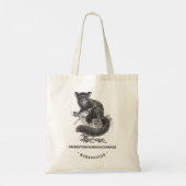 Aye-aye Lemur Cute Animal Print Wildlife B Tote Bag (Achterkant)