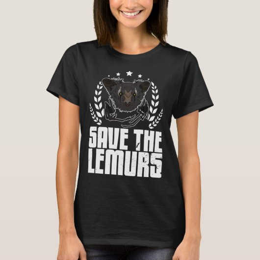 Aye Aye Primates Lemurs Madagascar  11 T-shirt (Voorkant)
