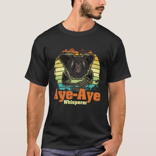 Aye Aye Primates Lemurs Madagascar 15 T-shirt (Voorkant)