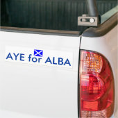 Aye for Alba Scottish Independence Flag Sticker (Op Truck)