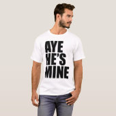 Aye Hij is een grappig shirt (Voorkant volledig)