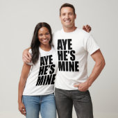 Aye Hij is een grappig shirt (Unisex)