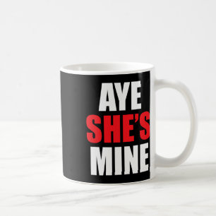 Aye hij ze is van mij matchen koppel s - cool outf koffiemok