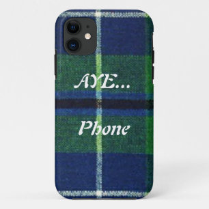 Aye Phone "Schotse humor" Tartan I-Phone Hoesje