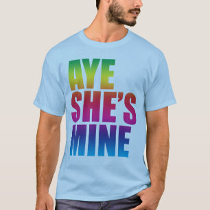 Aye Ze is een grappig T-shirt van Mine GLBT.