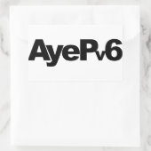 AyePV6-Sticker Rechthoekige Sticker (Tas)
