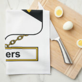 Ayers Family Crest Theedoek (Quarter Fold)