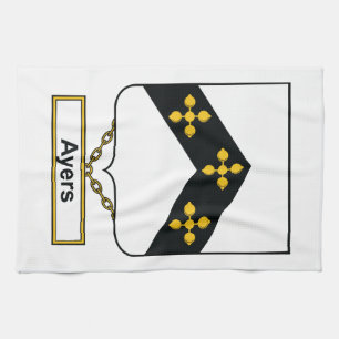 Ayers Family Crest Theedoek