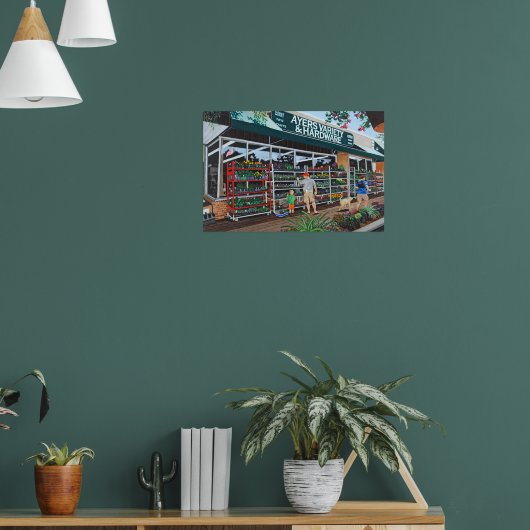 Ayers Hardware Print (Woonkamer 1)