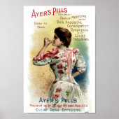 Ayers Pills  Adverteren Poster (Voorkant)