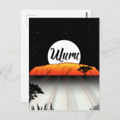 Ayers Rock Australia Briefkaart (Voorkant / Achterkant)